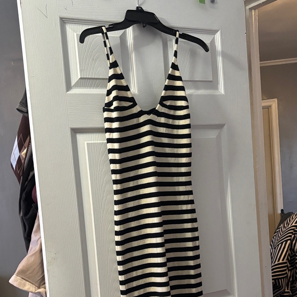 Chic Striped Black and White Maxi Dress ( I also have this dress in an XXS!)